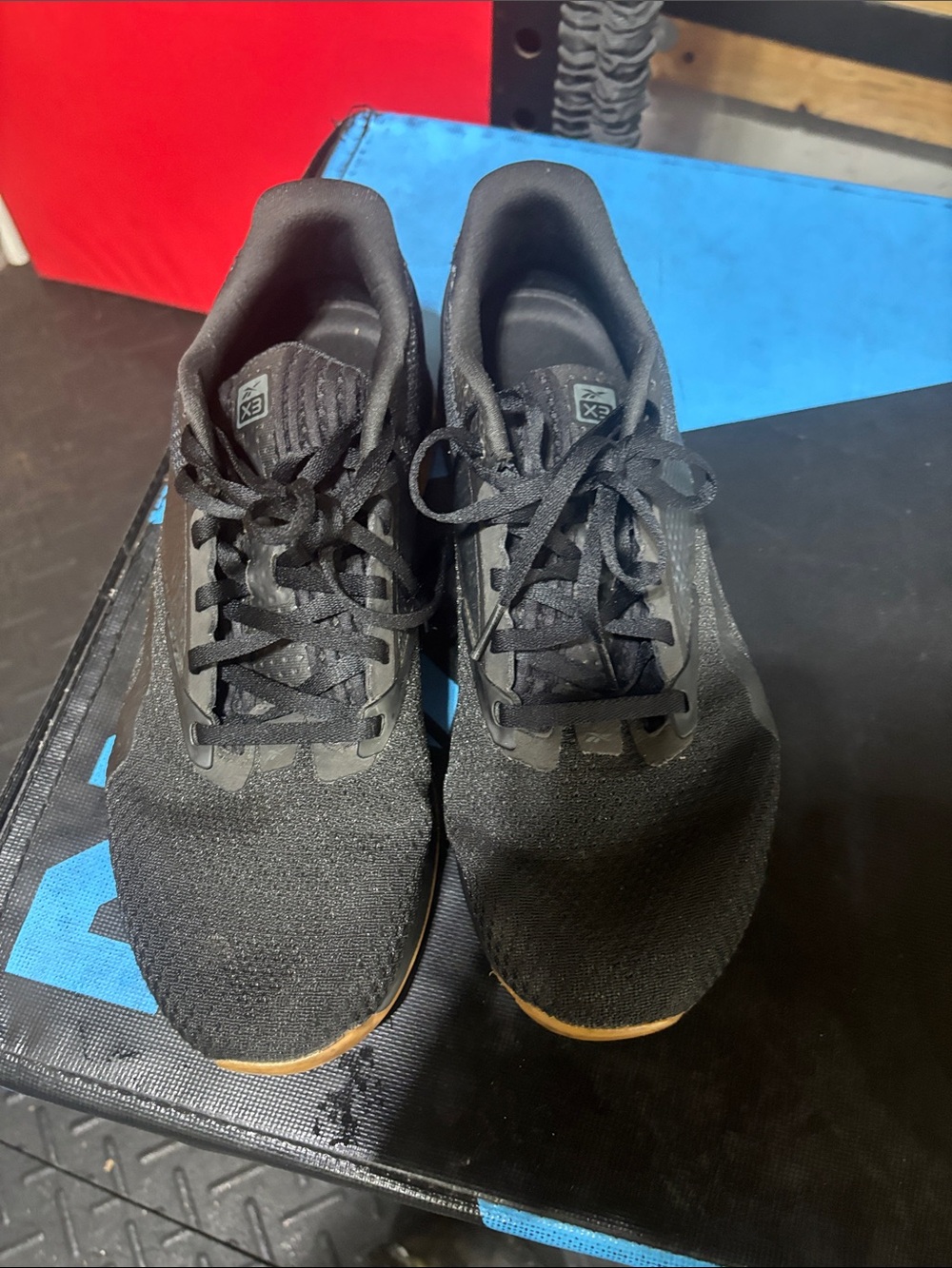 Reebok Black with Gum Sole Cross-Training Shoes - Picture 2 of 7